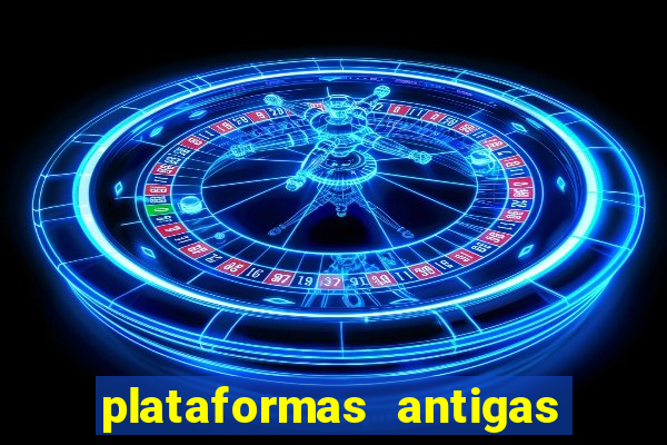 plataformas antigas de jogos